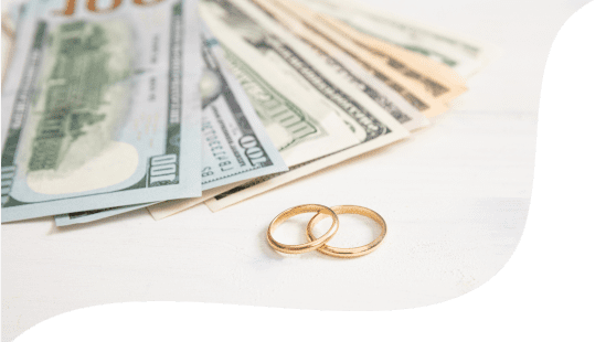 cash loan with wedding rings